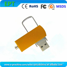 Подгонянный логос флэш-память USB шарнирного соединения шарнирного соединения для промотирования (ED031)